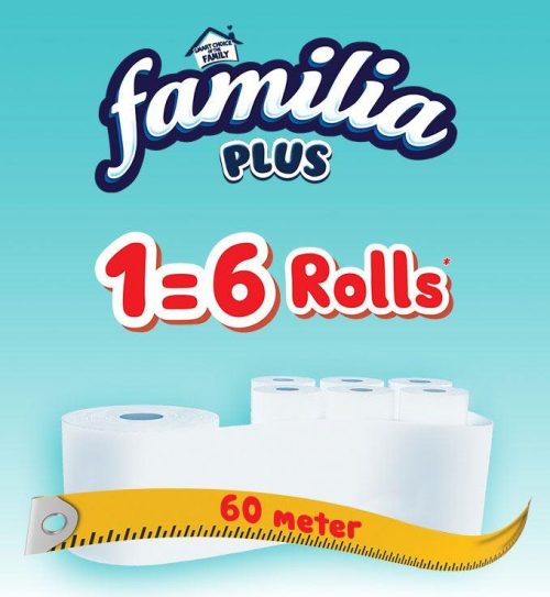 Familia Plus Jumbo Kitchen Roll (3 ply) 6 = 1 Roll