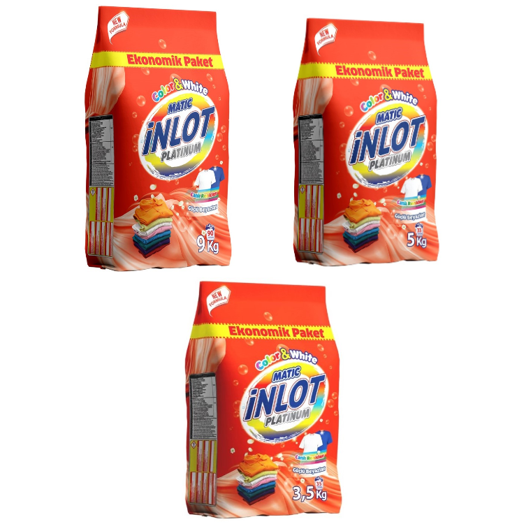 inlot Matic Platinum Laundry Powder 3.5kg,5kg,9kg for white and colored ...